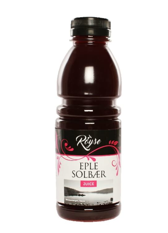 Eple&Solbærjuice 0,5l flaske Røyse Frukt&Bær