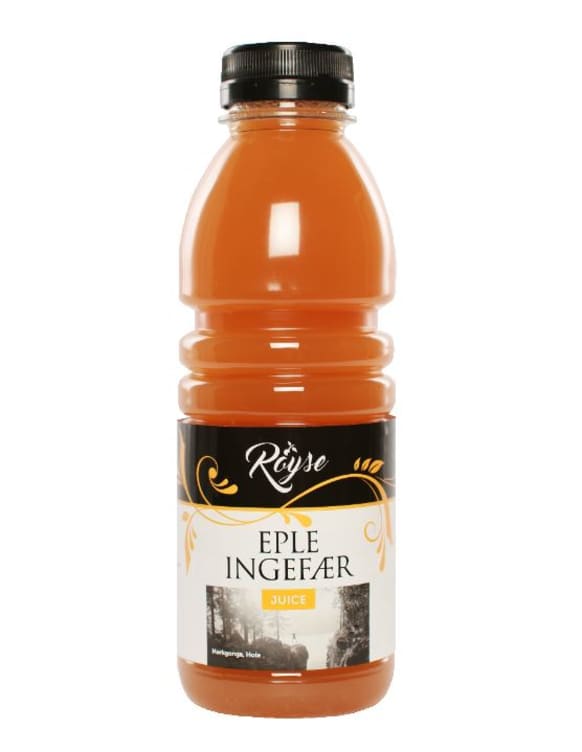 Eple&Ingefærjuice 0,5l flaske Røyse Frukt&Bær