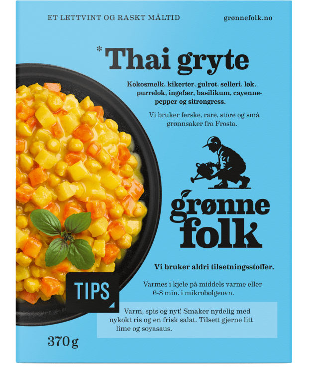 Thaigryte 370g Grønne Folk