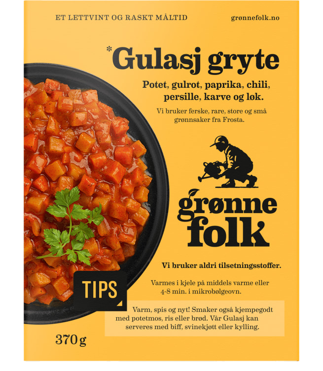 Gulasj 370g Grønne Folk