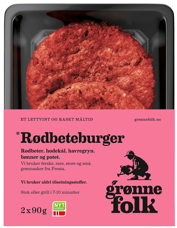 Product Image for Rødbetburger 180g Grønne Folk