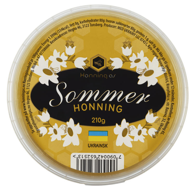 Sommerhonning 210 Gr 210g Honning As