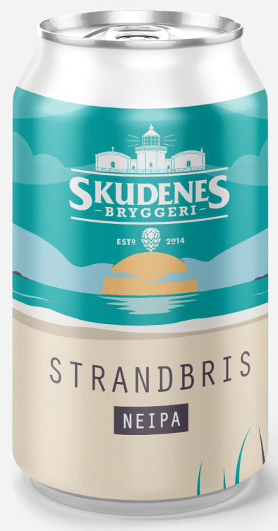 Strandbris Neipa 0,33l boks Skudenes Bryggeri