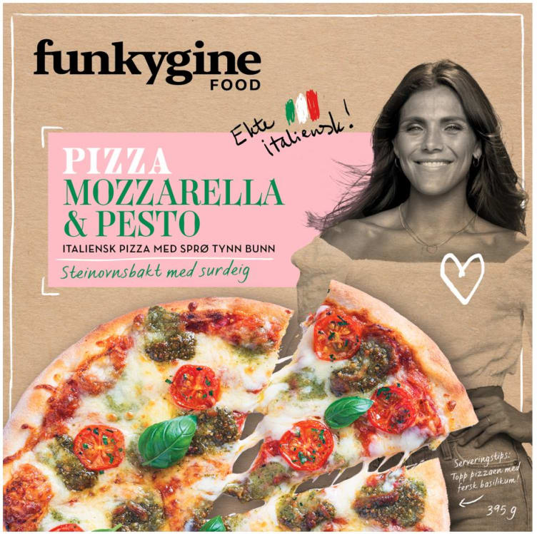 Funkygine Pizza Mozzarella&Pesto 395g