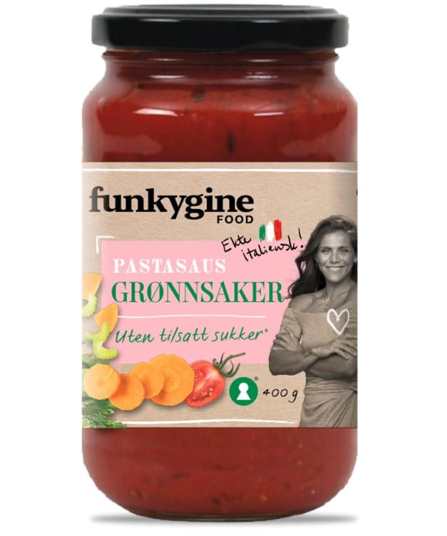 Pastasaus Grønnsaker 400g Funkygine Food