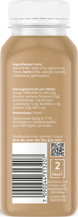Product Image for Iskaffe Latte 250ml Oslo Cold Brew