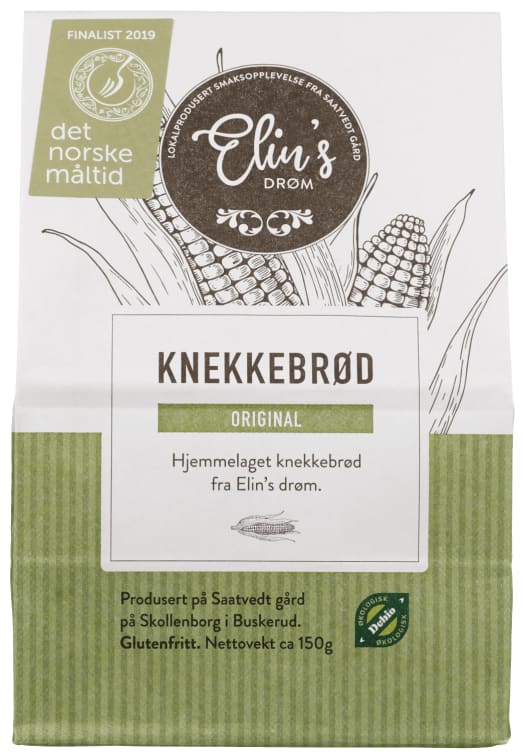 Bilde av Elins Knekkebrød Original glutenfri 150g