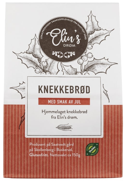 Juleknekkebrød glutenfri 150g Elins