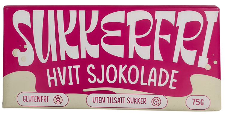 Product Image for Hvit Sjokolade 75g Sukkerfri