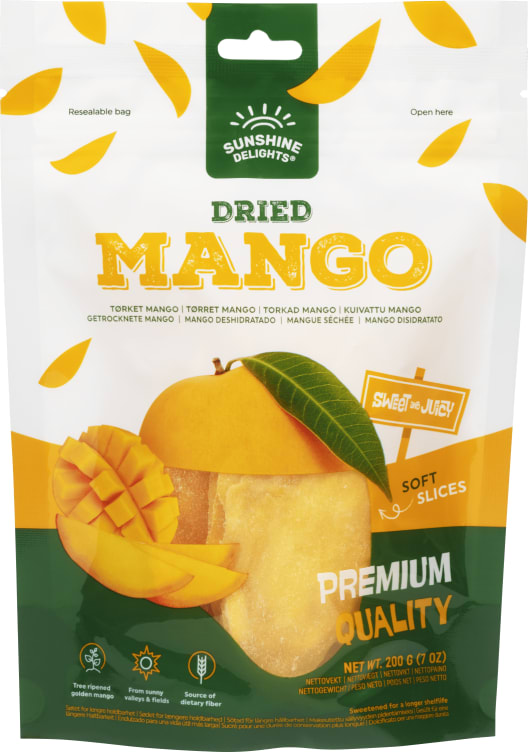 Mango Tørket 200g