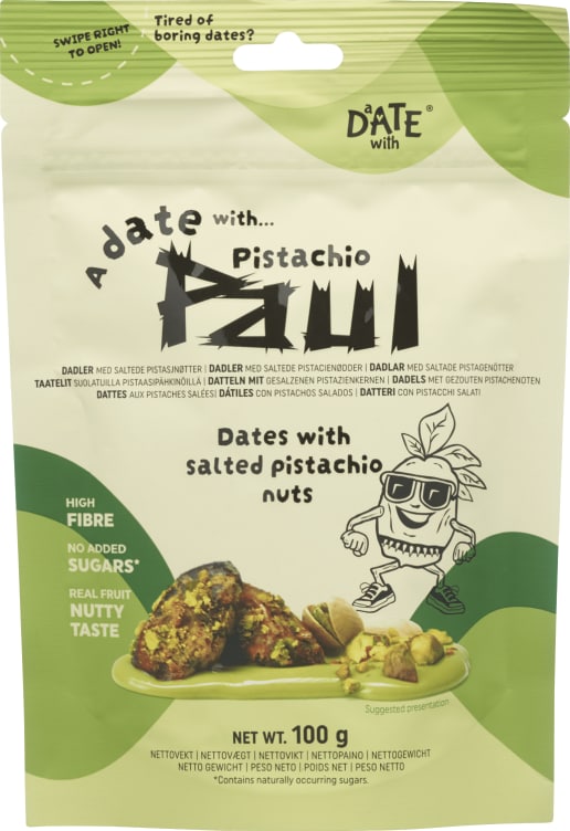 Product Image for Pistachio Paul 100g A Date With