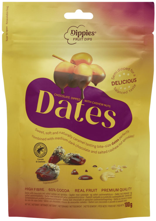 Dadler Sjokolade Cashew 100g Fruit Dips