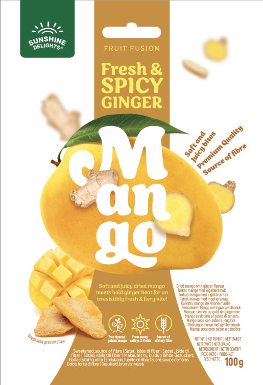 Product Image for Ginger Mango 100g Sunshine Delights