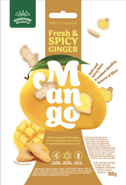 Ginger Mango 100g Sunshine Delights