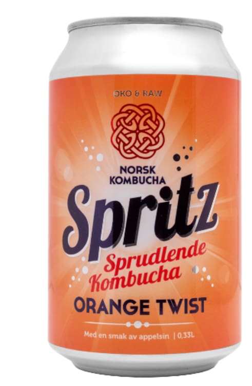 Norsk Kombucha Spritz Orange Twist 0,33l boks