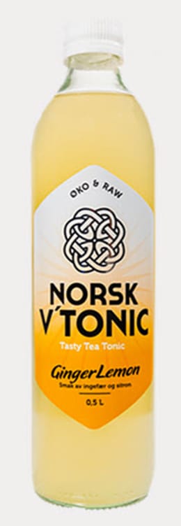 Norsk Vtonic Gingerlemon 0,5l flaske