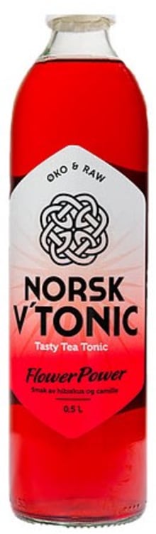 Norsk Vtonic Flowerpower 0,5l flaske