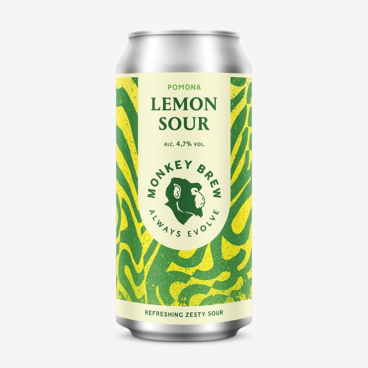 Pomona Lemon Sour 440ml boks Monkey Brew