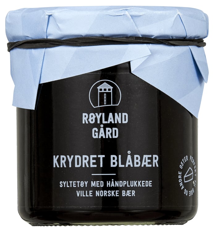 Blåbærsyltetøy Krydret 160g Røyland