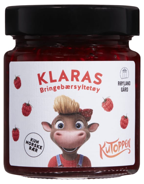 Bringebærsyltetøy Klaras 225g Røyland