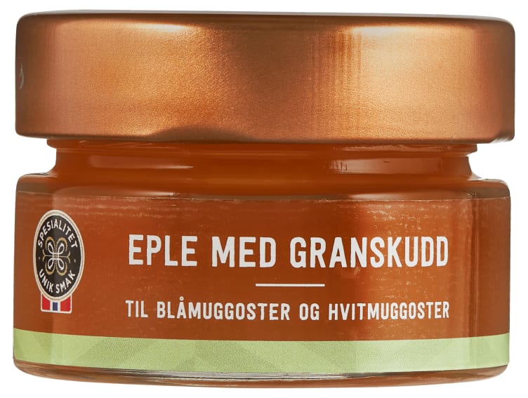 Eplegele m/Granskudd 70g Røyland