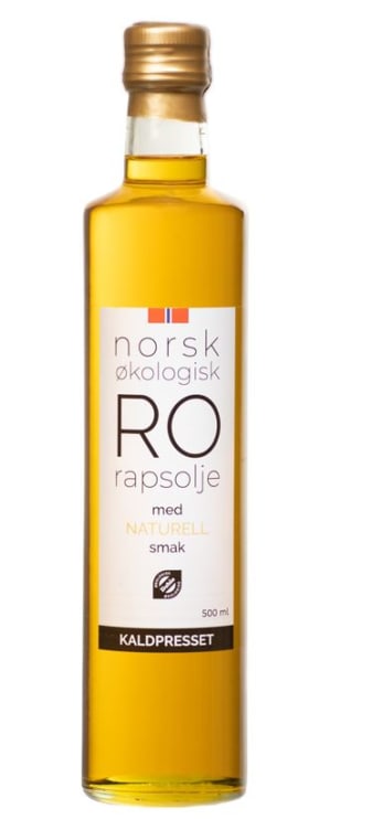 Ro Rapsolje Naturell 0,5l Norsk Økoraps