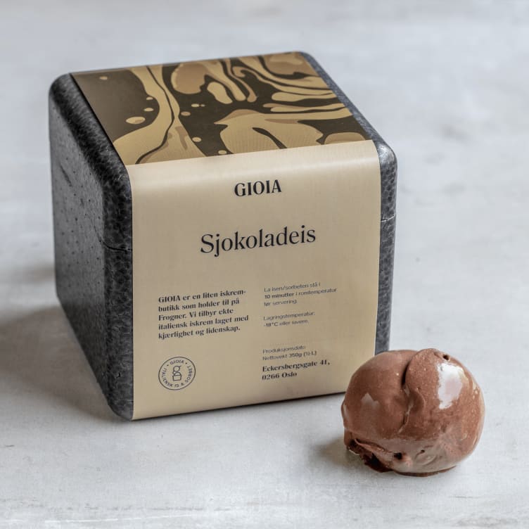 Bilde av Sjokoladeis Valrhona 0,5l Gioia