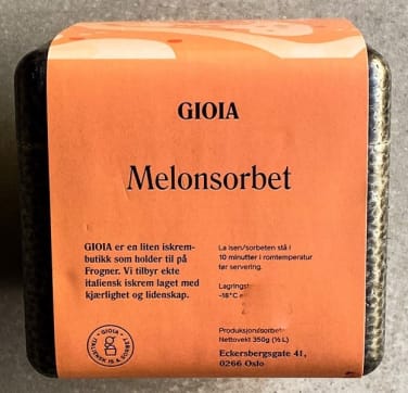 Melonsorbet