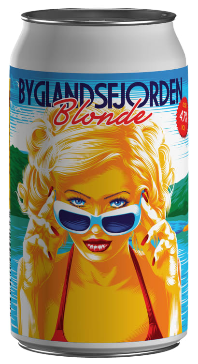 Bilde av Byglandsfjorden Blonde 0,33l boks Bygland