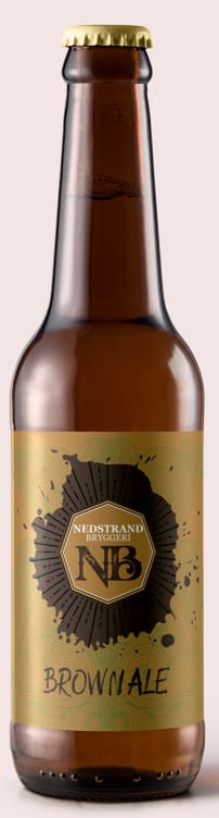 Brown Ale 0,33l flaske Nedstrand Bryggeri