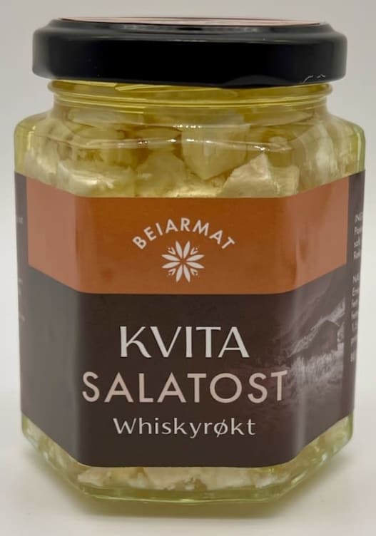 Kvita Salatost Whiskyrøkt 200g Beiarmat