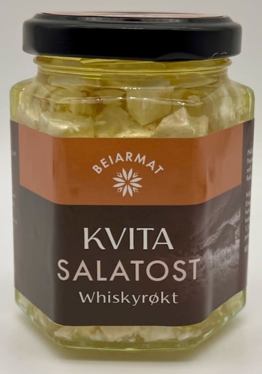 Bilde av Kvita Salatost Whiskyrøkt 200g Beiarmat