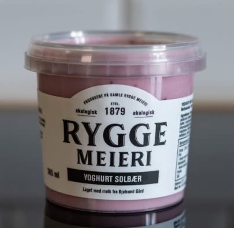 Yoghurt Solbær 365g Rygge Meieri