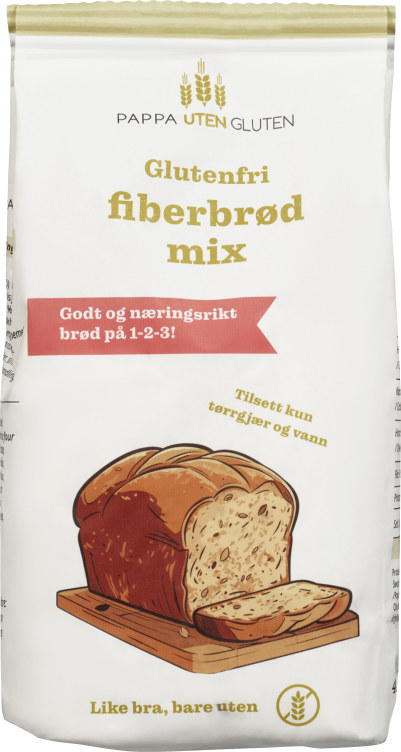 Product Image for Fiberbrød Mix Gl.Fri 400g Pappa uten Gluten