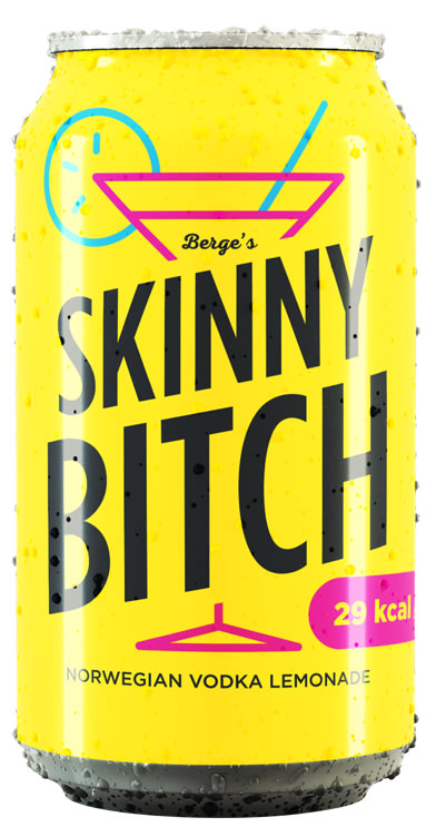 Skinny Bitch Lemonade 0,33l boks Berges