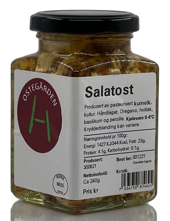 Salatost 240g Ostegården