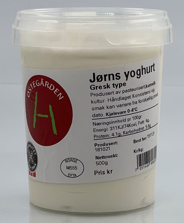Yoghurt 500g Ostegården