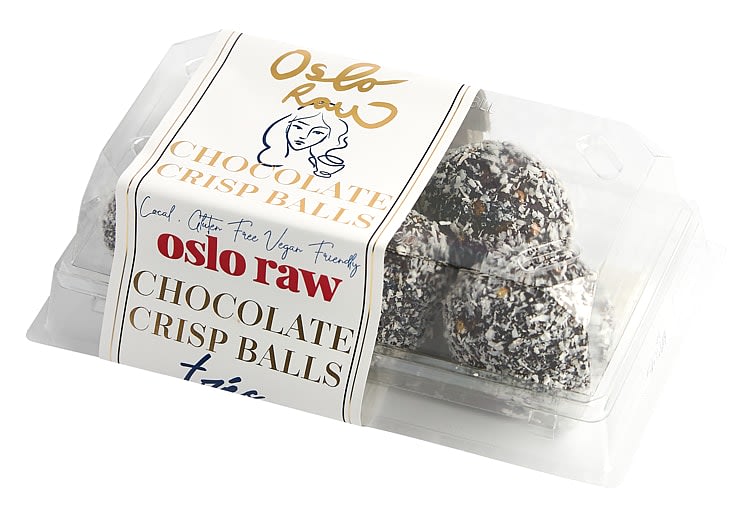 Chocolate Crisp Balls 5pk 150g Oslo Raw
