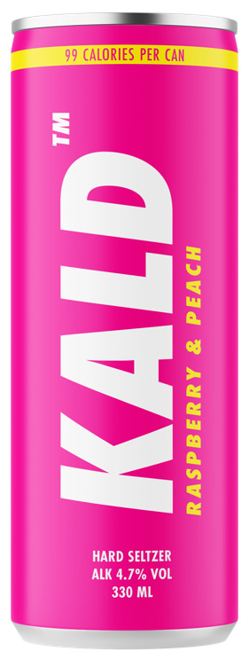 Bilde av Kald Hard Seltzer Raspberry&Peach 0,33l boks