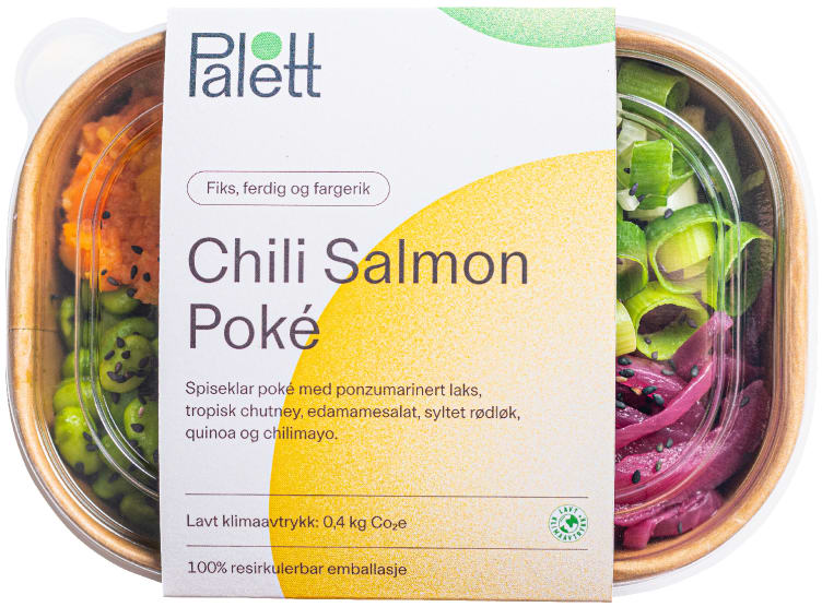Chili Salmon Poke 410g Palett