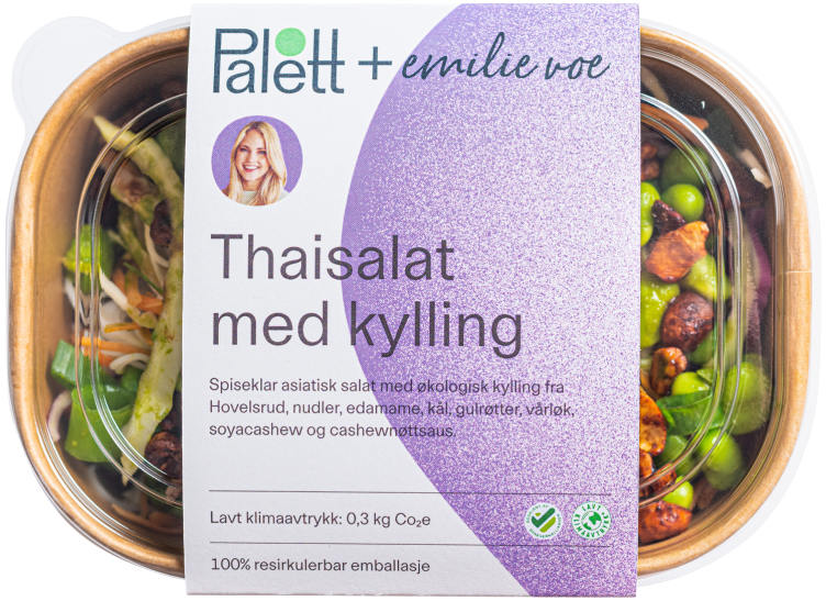 Bilde av Thaisalat m/Kylling 350g Palett