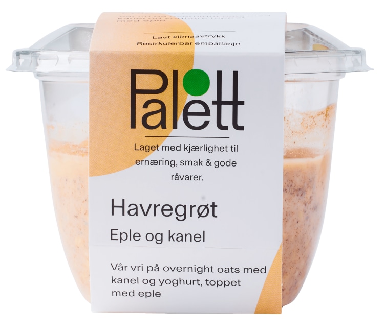 Havregrøt Eple&Kanel 180g Palett