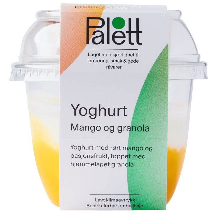 Yoghurt Mango&Granola 180g Palett
