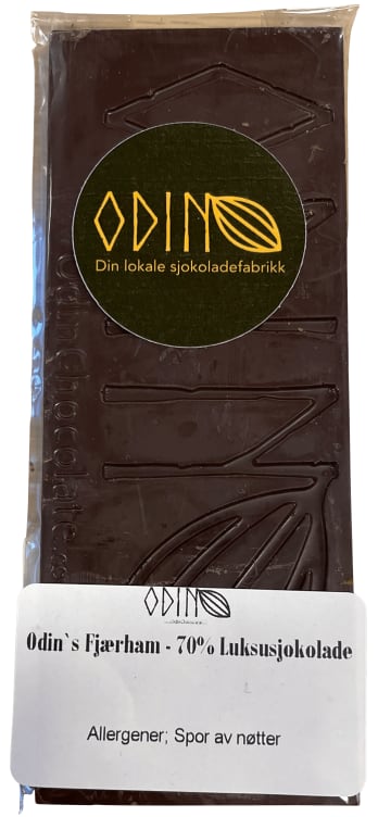 Luksussjokolade 70% 54g Odin Chocolate