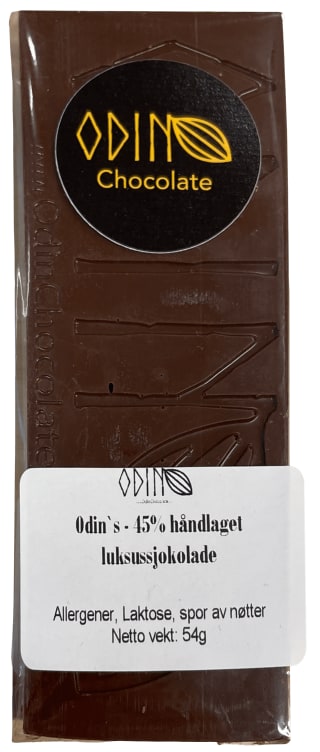 Luksussjokolade 45% 54g Odin Chocolate