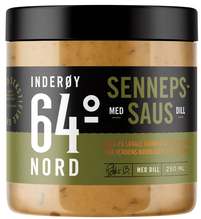 Sennepsaus m/Dill 250ml Inderøy 64° Nord