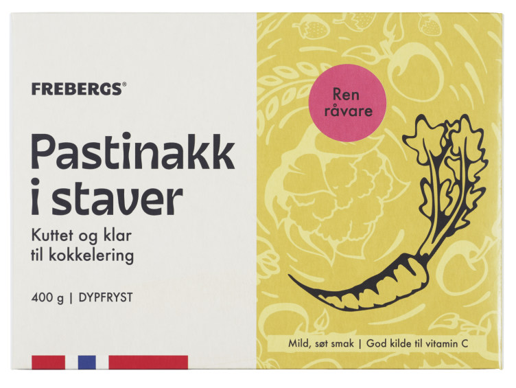 Pastinakk i Biter 400g Frebergs
