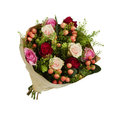 Helgebukett Roser Hyperikum Lepidium