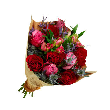 Helgebukett Roser