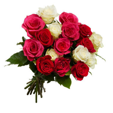 Rosebukett Miksfarge